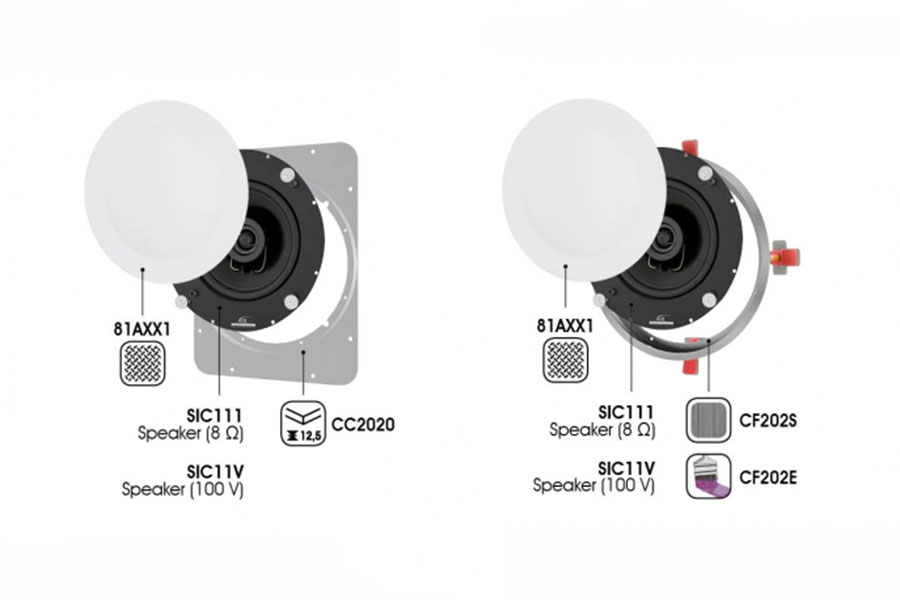 in wall speakers Garvan SIC111