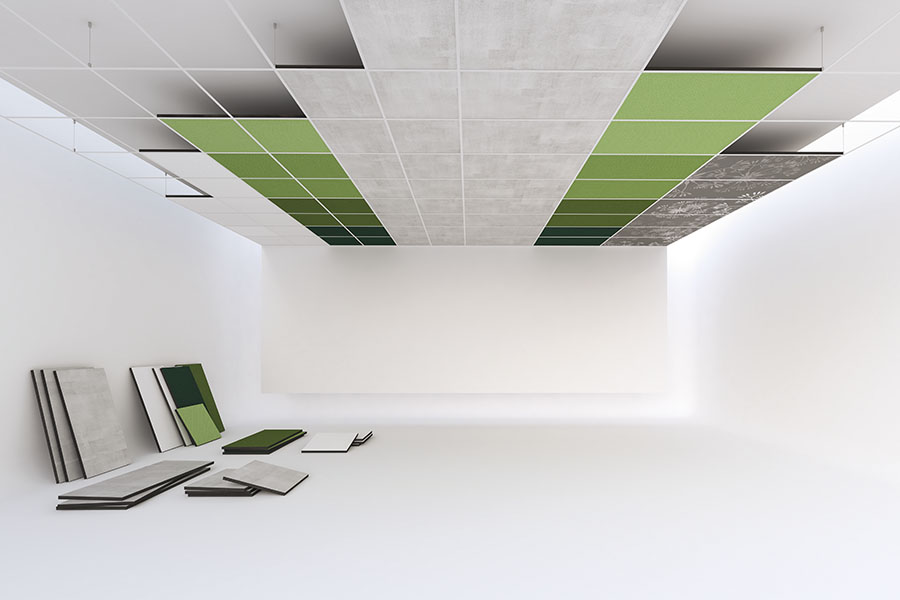 Acoustic tiles Garvan Quadra